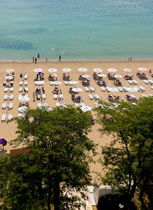Golden Sands, badplaats Bulgarije: strand