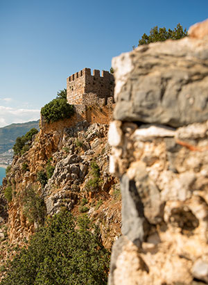 Kasteel van Alanya, Turkije