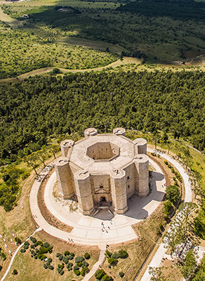 Mooiste kastelen Italië: Puglia, Castel del Monte