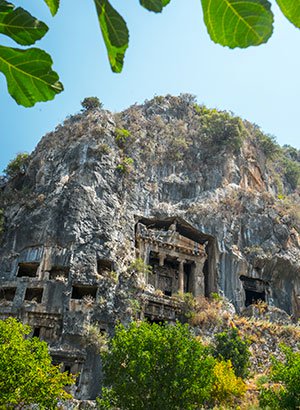 Fethiye, badplaats Turkse Lycische Kust