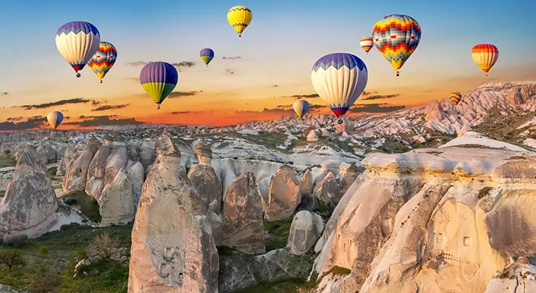 Cappadocië turkije: ballonvaart