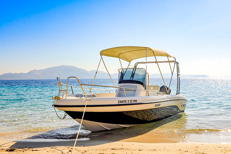 Boot huren op Zakynthos