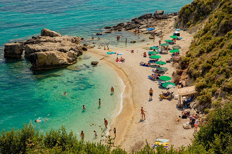 Bezienswaardigheden Zakynthos: Xigia Beach