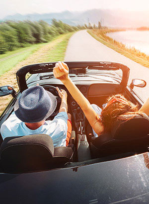 Auto huren vakantie: vrijheid