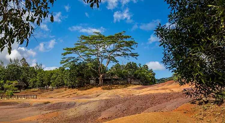 The Seven Coloured Earth op Mauritius, een grandioos natuurfenomeen