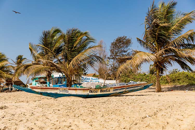 Gambia of Senegal: strand