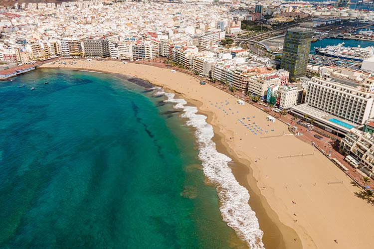 Vegueta, Las Palmas de Gran Canaria, strand