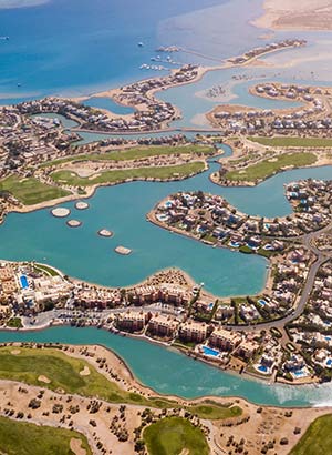 Badplaatsen Egypte: El Gouna