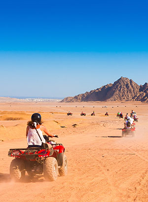 Doen in Marsa Alam: quadsafari