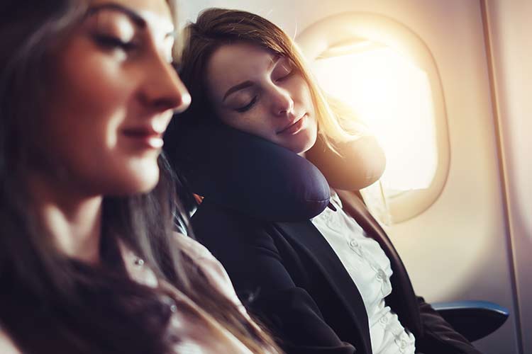 Jetlag voorkomen: slapen