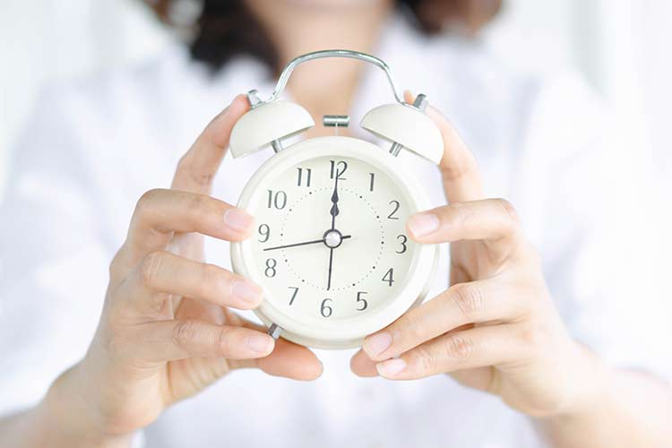 Jetlag voorkomen: wekker
