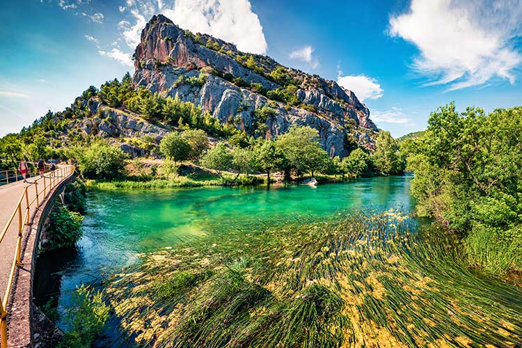 Krka Nationaal park Kroatië: Roski Slap