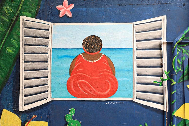 Street art Curaçao: chichi