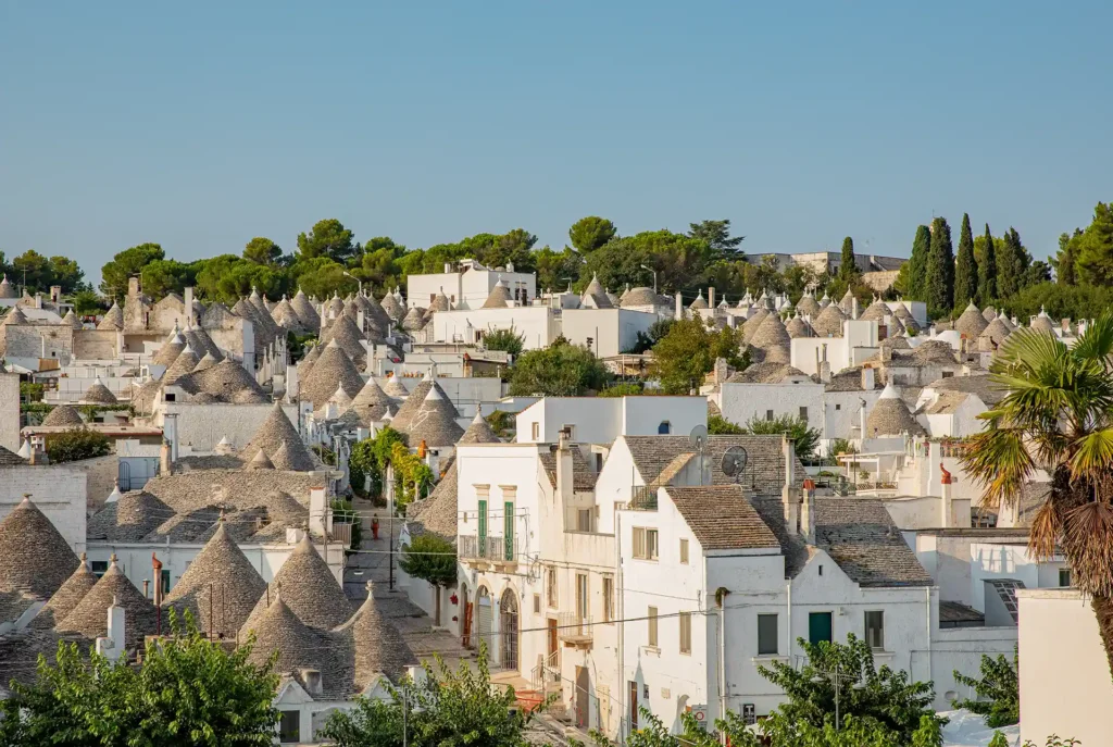 Wat te doen in Alberobello: landschap trulli
