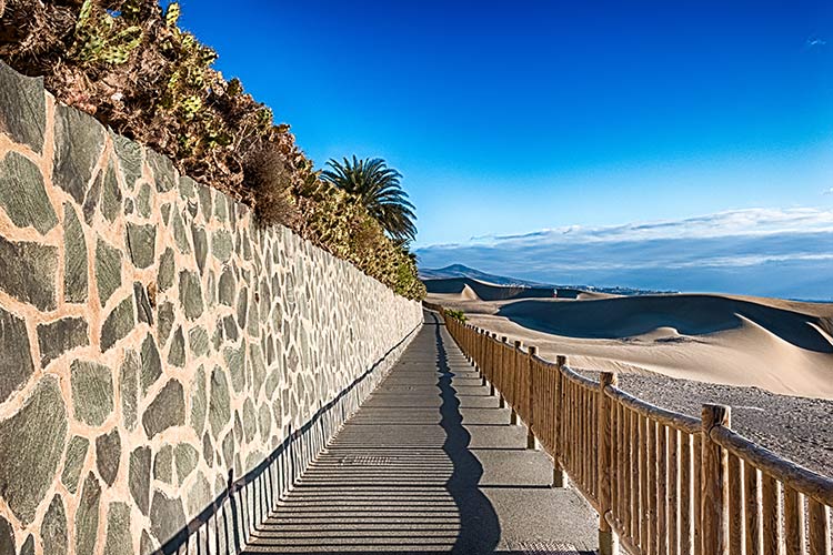 Wat te doen in Playa del Inglés: boulevard