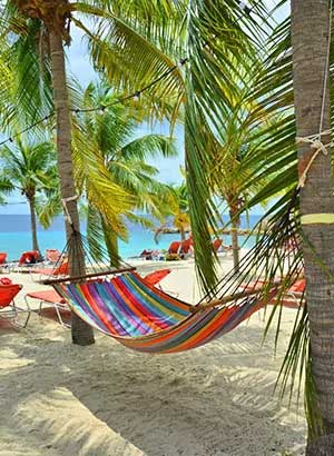 Zon in december: Curaçao