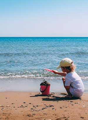 Kreta met kinderen: strand