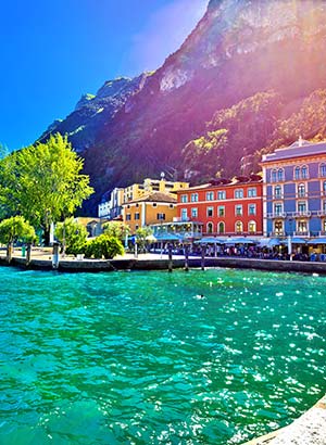 Leukste badplaatsen Gardameer: Riva del Garda