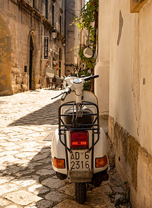 Vakantie Otranto, Puglia: straatbeeld