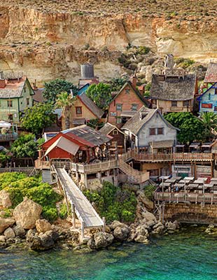 Malta met kinderen: Popeye Village