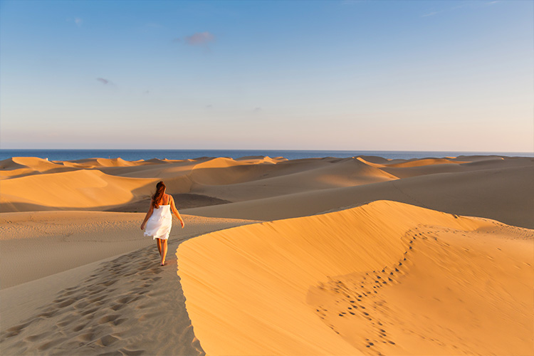 Zon in februari - Gran Canaria