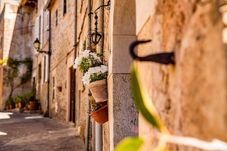 Valldemossa Mallorca: straatbeeld