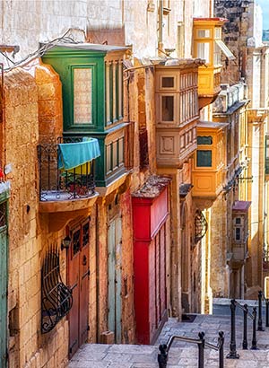 Badplaatsen Malta: Valletta