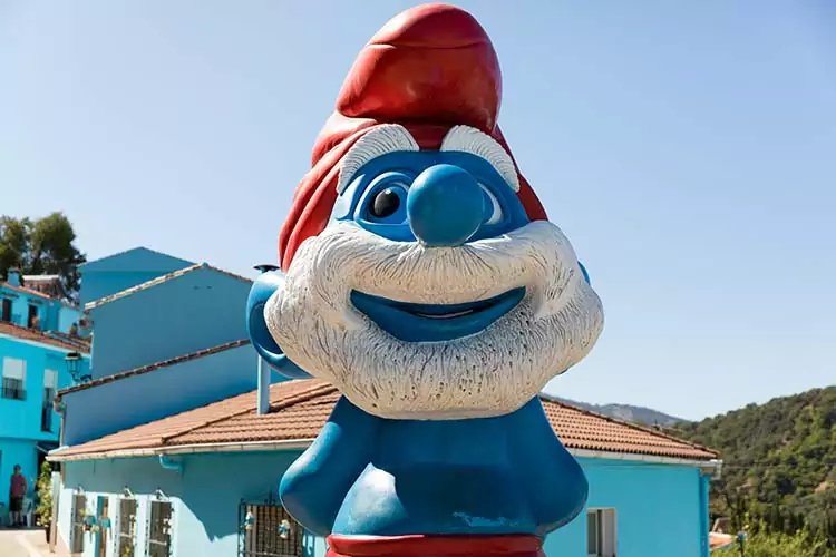 Juzcar Smurfendorp Spanje