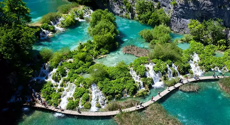 Plitvice meren Kroatië