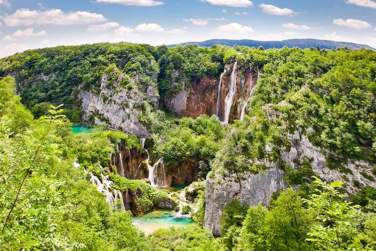 Plitvice meren Kroatië