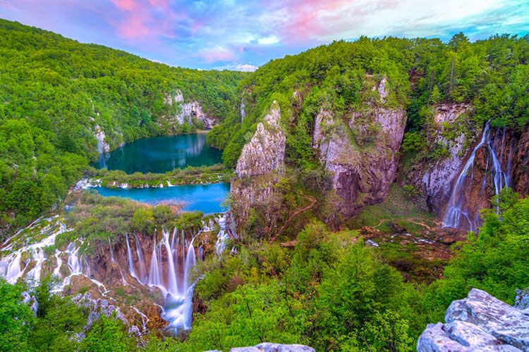 Plitvice meren Kroatië