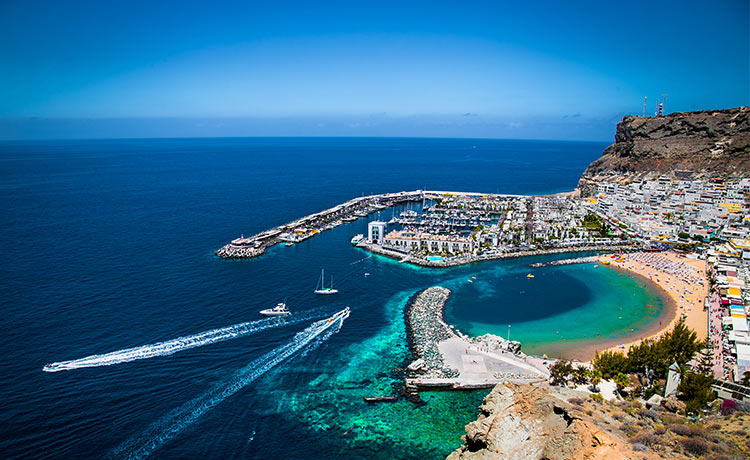 Puerto de Mógan, Venetië Gran Canaria: strand