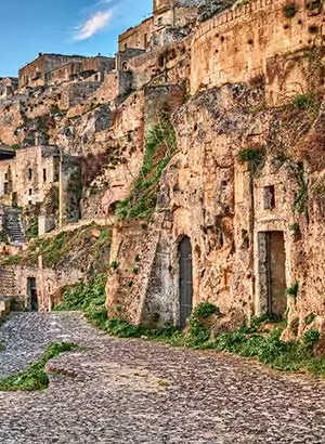 Grotwoningen Matera Italië