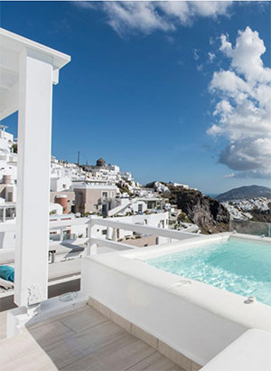 Boutique hotels Santorini: Aqua Luxury Suites