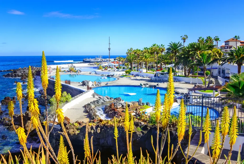 Lago Martianez Tenerife: vogelvlucht