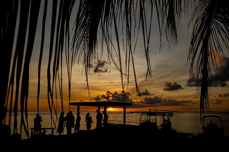 Auto huren Curaçao tips: zonsondergang