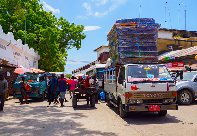 Doen Zanzibar: dala dala busje