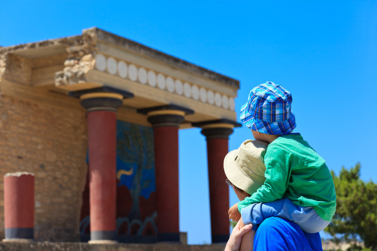 Kreta met kinderen: Knossos