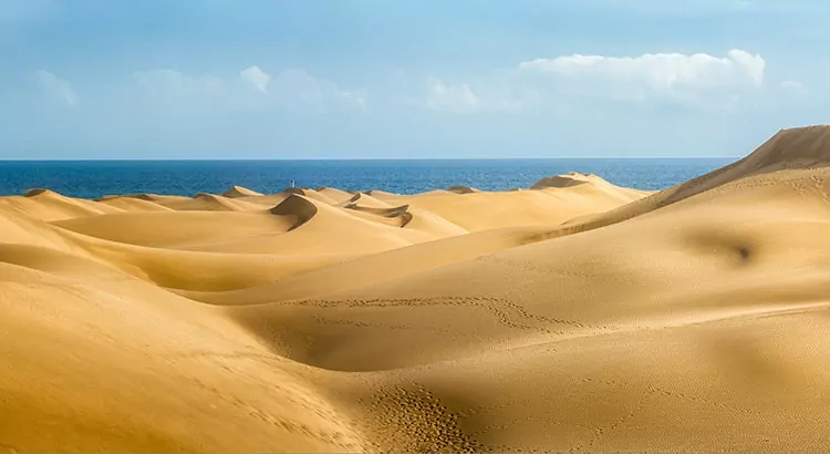Dunas de Maspalomas op Gran Canaria: waan je in de Sahara!