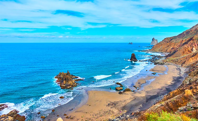 Mooiste stranden Tenerife: Playa Benijo