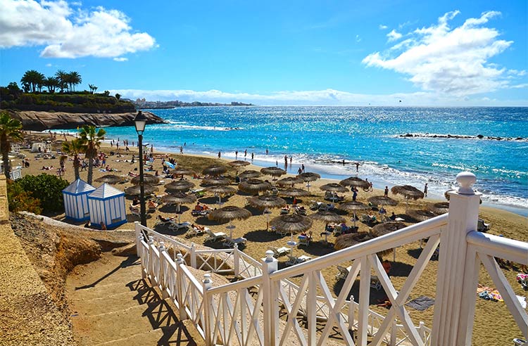 Mooiste stranden Tenerife: Playa del Duque