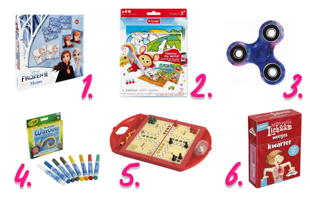 Autovakantie met kinderen cadeautjes
