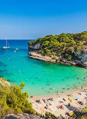Mooiste stranden Spanje: Cala Llombards, Mallorca