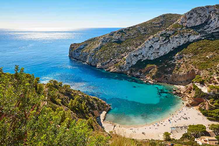 Mooiste stranden Spanje - Playa Granadella