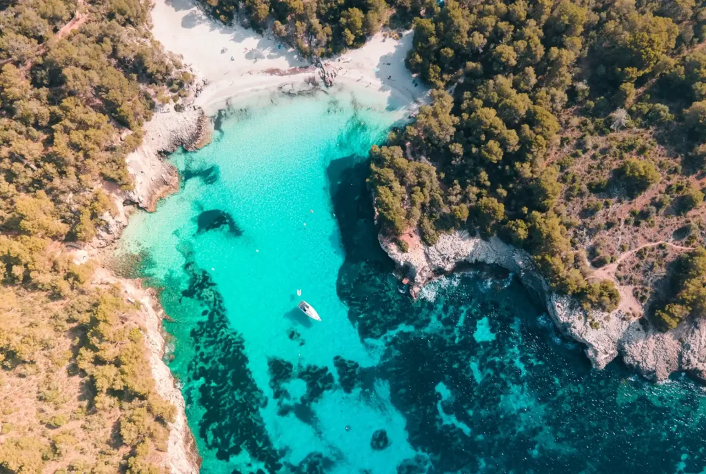 Mooiste stranden Menorca: Cala en Turqueta