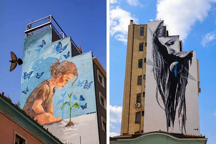 Street art Athene: geschiedenis