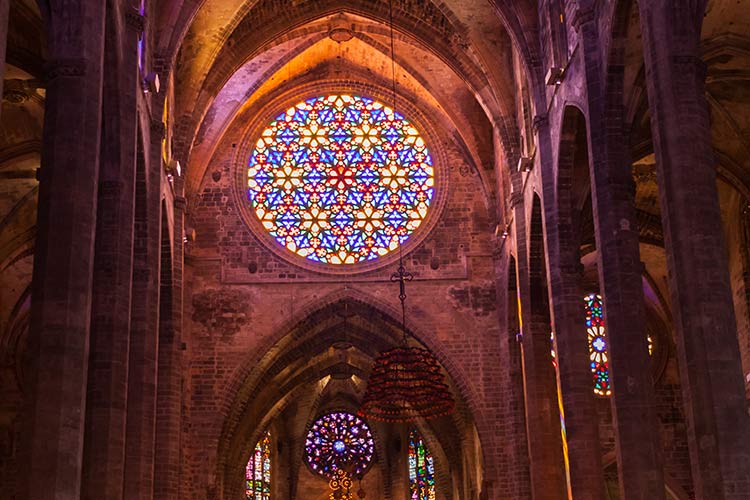 Kathedraal La Seu, Mallorca: interieur