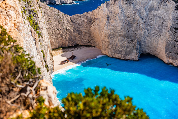 Mooiste stranden Zakynthos: Shipwreck Beach