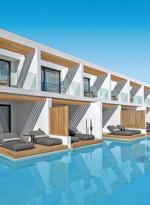 Hotels met swim-up kamers, D'Andrea Lagoon Suites