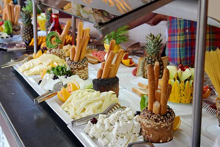 Wat betekent all inclusive - buffet